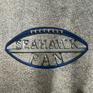 Seattle Seahawks Metal Wall Decor, Wall Art, Seahawk Fan, Football‎ Fan